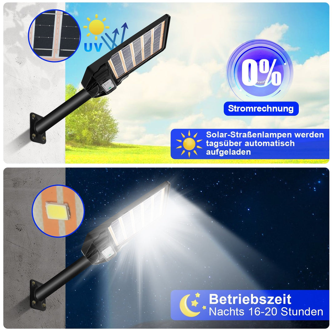 Solar lamp streetlight with motion sensor 300W/400W | Stornfield