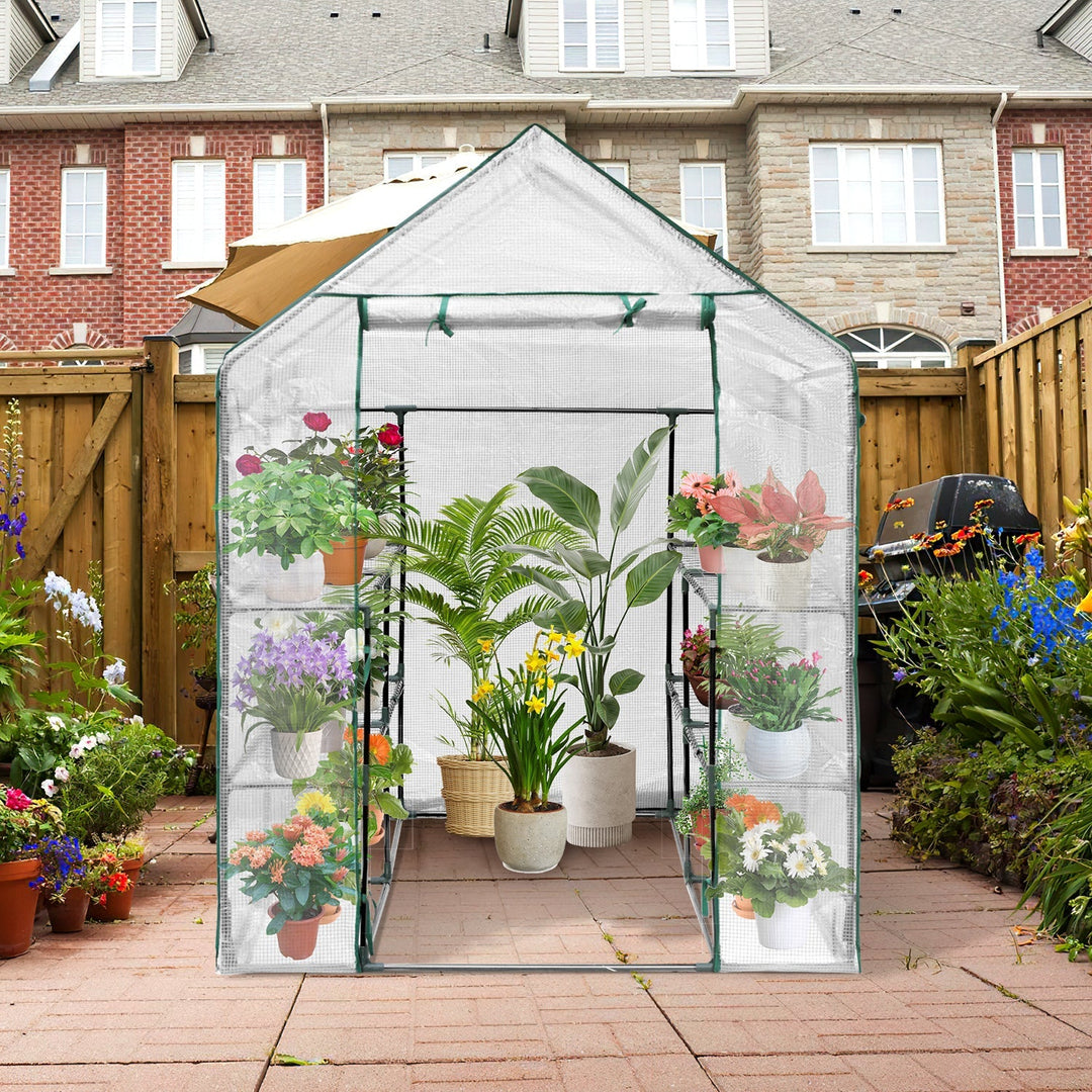 Greenhouse Film Greenhouse with Shelves | Stornfield