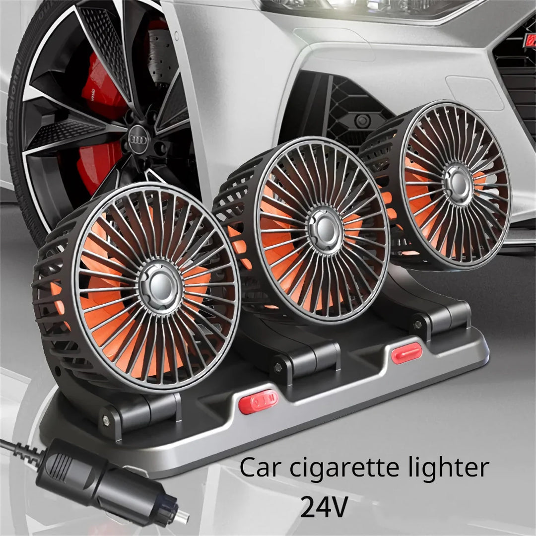 Adjustable 3-Head Electric Fan | Stornfield