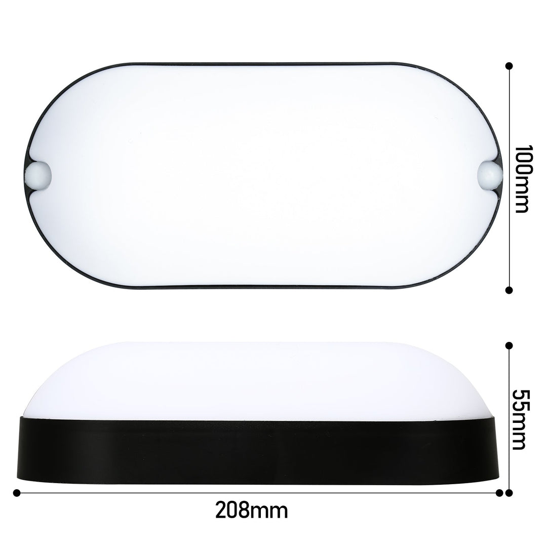 15W LED Moisture-Proof Light IP54 2 Pieces | Stornfield