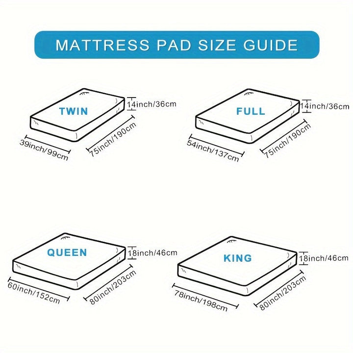 Ultimate Cooling Mattress Pad – Premium Quilted Pillow Top, Luxuriously Fluffy and Ultra-Breathable with Secure 14-18 Deep Pocket Cover – Enhanced Sleep Comfort, 1pc | Stornfield