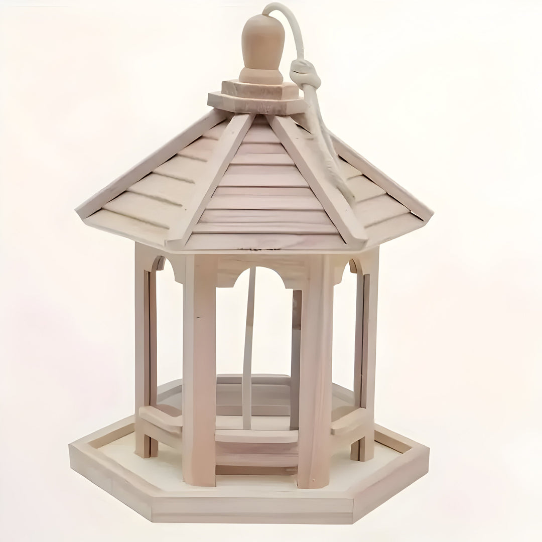 SkyPerch Nest - Paintable wood hanging birdhouse | Stornfield