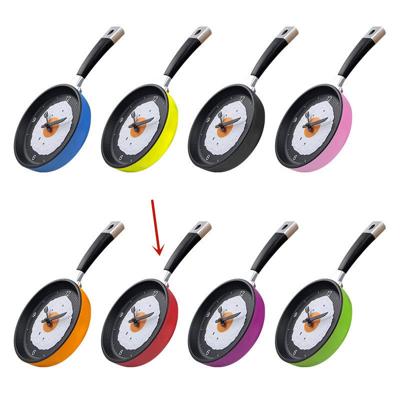 Stornfield | Fried Egg Pan Clock Silent Clock Wall Clock