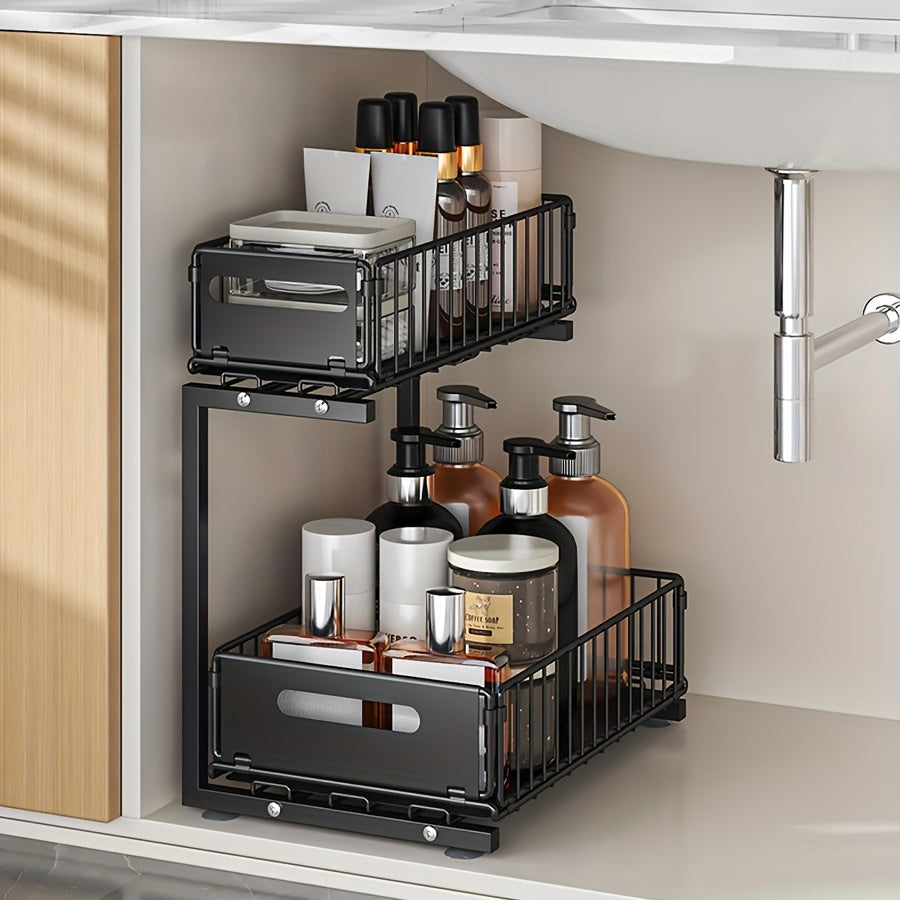 Pull-out Under-Cabinet Organizer 2 Levels | Stornfield