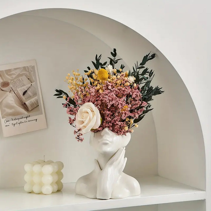 "Unique and Modern Ceramic Vase, Decorative Flower Vase for Living Room and Office" | Stornfield