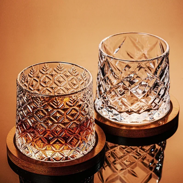 WhiskeySpin - Stornfield Premium Rotating Whiskey Glass