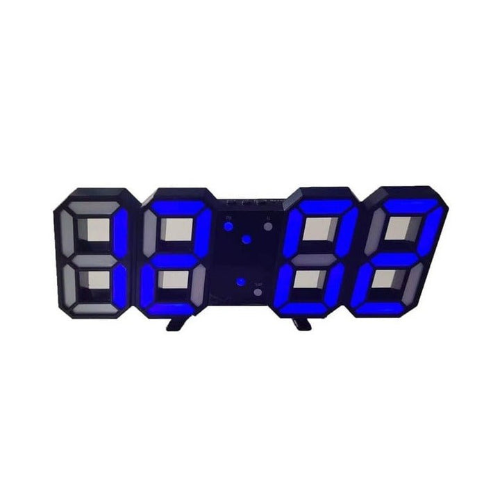 Stornfield | Digital 3D LED Wall Clock – Modern Design with Dimming Function and Optimal Visibility