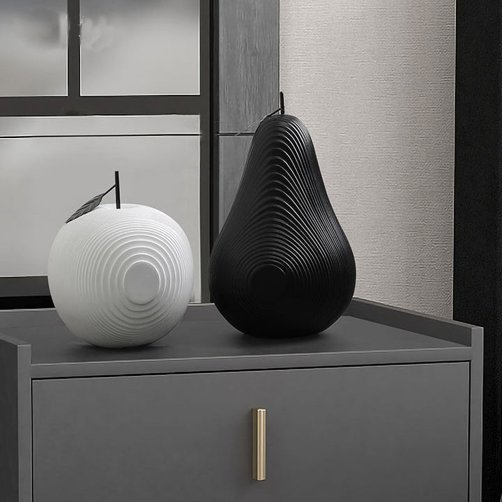 Stornfield | Textured Apple & Pear Fruit Sculpture