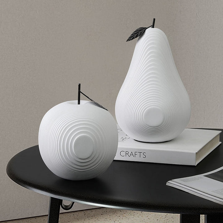 Stornfield | Textured Apple & Pear Fruit Sculpture