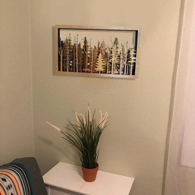Stornfield | Wall Décor - WoodForrest 3D - Enchanting Forest Scene - Fox and Tree Silhouette