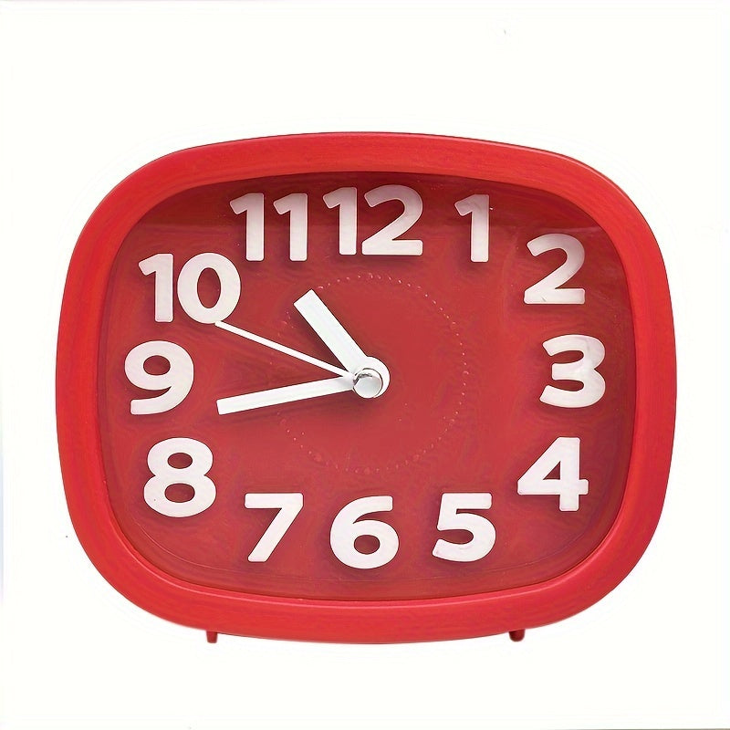 Stylish Compact Square Clock with 3D Design for Modern Decor | Stornfield