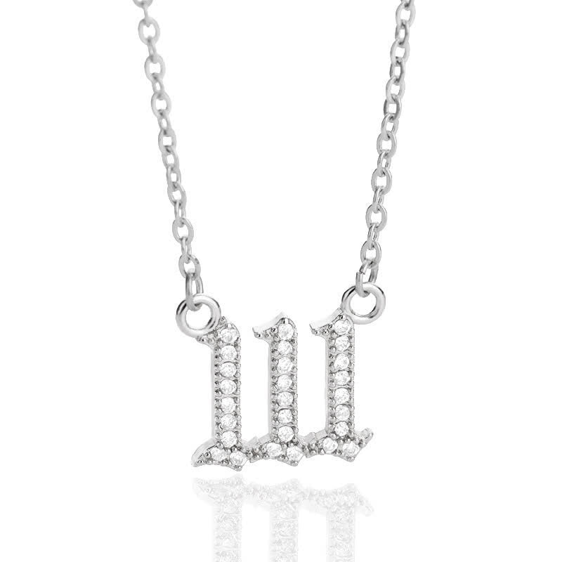 Stornfield | English Number Zircon Necklace – Seraphina