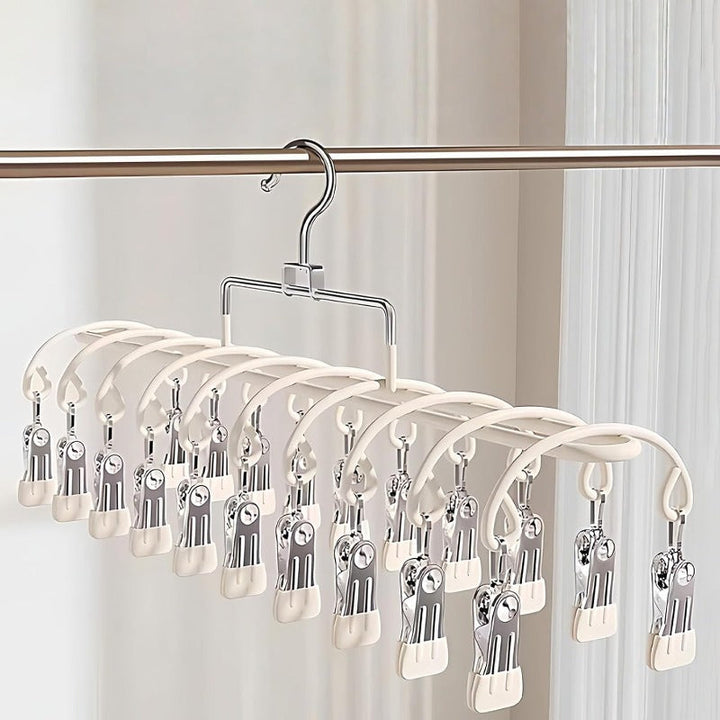 Compact 20-Clip Drying Rack Stornfield