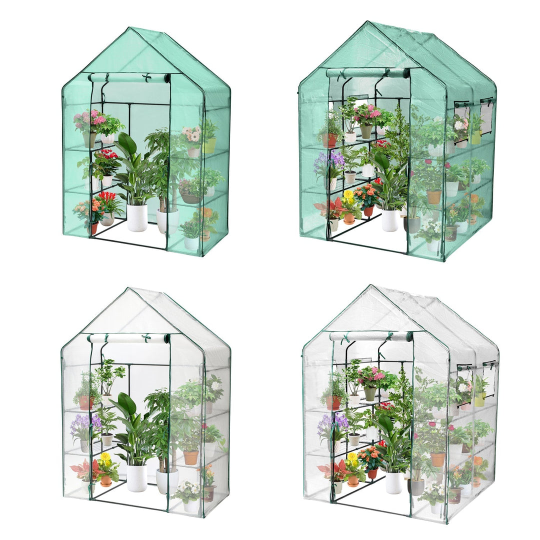 Greenhouse Film Greenhouse with Shelves | Stornfield