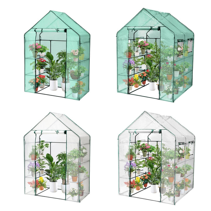 Greenhouse Film Greenhouse with Shelves | Stornfield