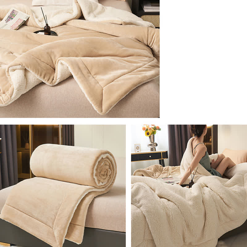 Stornfield | Couverture en velours épais double face en cube