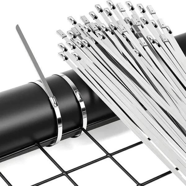 Stainless steel cable tie gun with 100 cable ties | Stornfield
