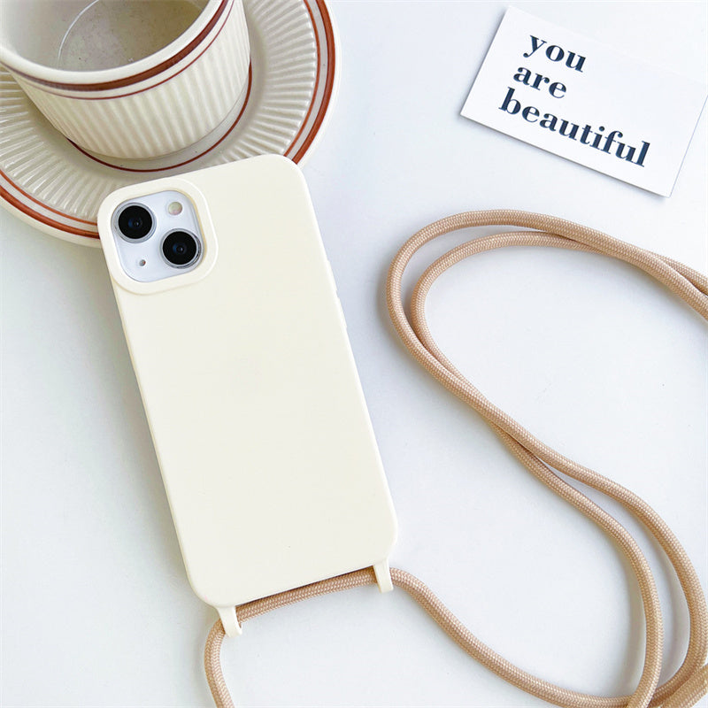 Stornfield | Solid Silicone Lanyard Case for iPhone