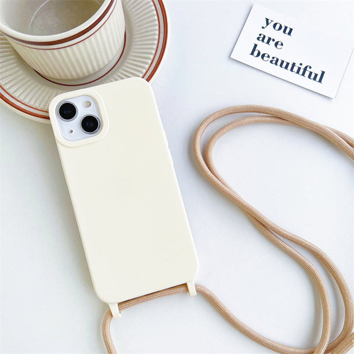 Stornfield | Solid Silicone Lanyard Case for iPhone