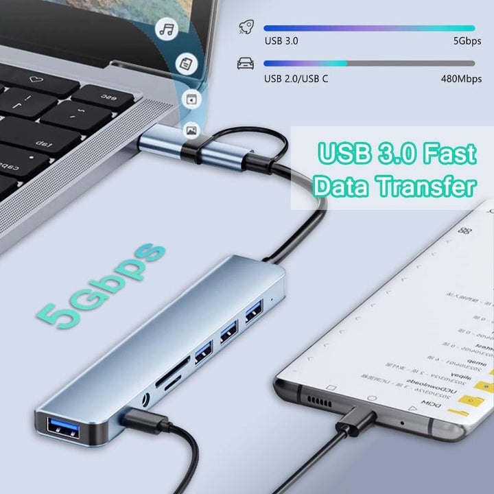 Premium Aluminum Docking Station Stornfield