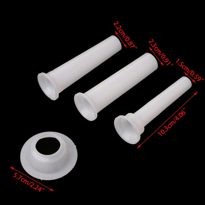 3pcs DIY Sausage Maker Funnels Nozzles Sausage Stuffer Filling Tubes | Stornfield