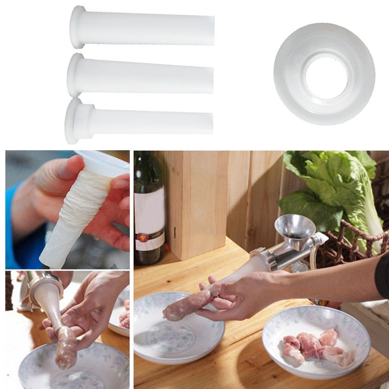 3pcs DIY Sausage Maker Funnels Nozzles Sausage Stuffer Filling Tubes | Stornfield