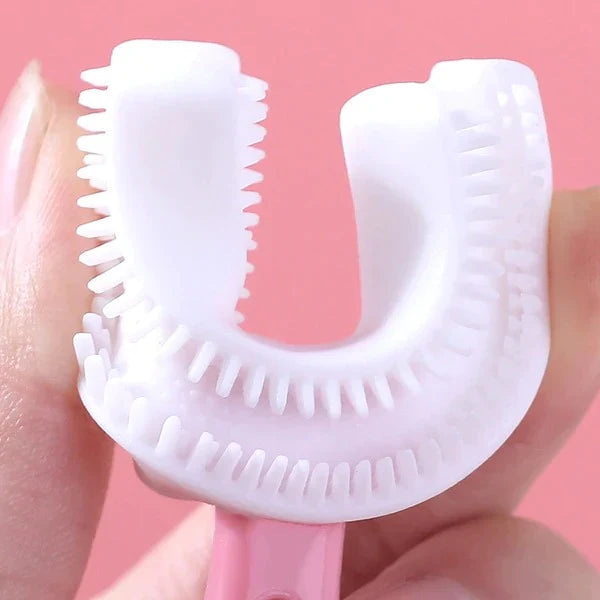 Stornfield U-shaped 360-degree Silicone Baby Toothbrush
