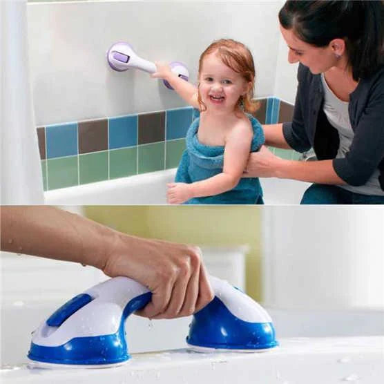 Bathroom Strong Vacuum Suction Cup Handle Anti-Slip Support Grab Bar Stornfield