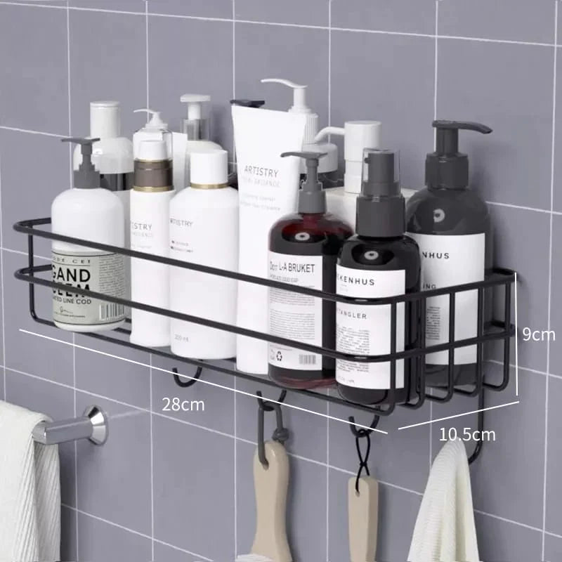 Iron Bathroom Hanging Shelf Wall Mounted Stornfield
