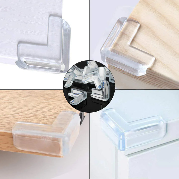 4 Pcs Silicone Table Corner Edge Protector Covers Stornfield