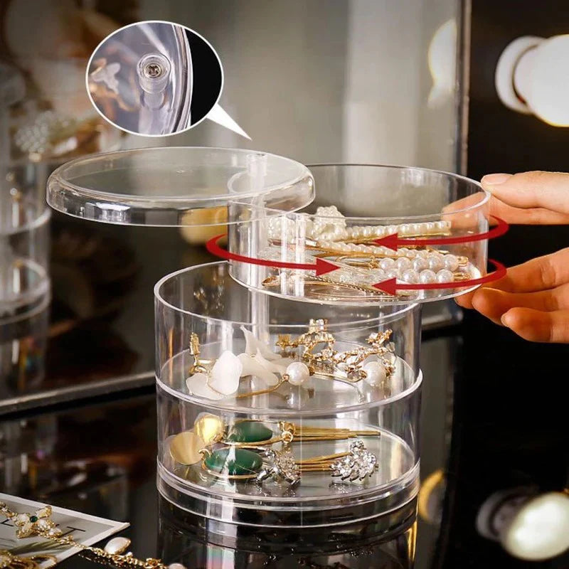 Stornfield Rotating Jewelry Storage Box