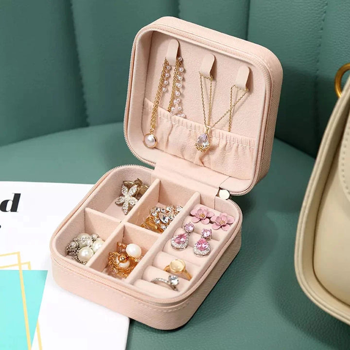 Portable Jewellery Box Organizer Travel Jewelry Storage Case for Earrings Necklace Stornfield