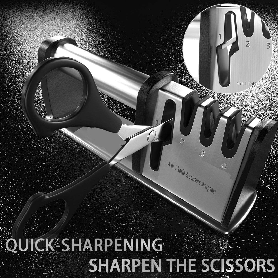 Stornfield | 4-in-1 Knife and Scissor Sharpener