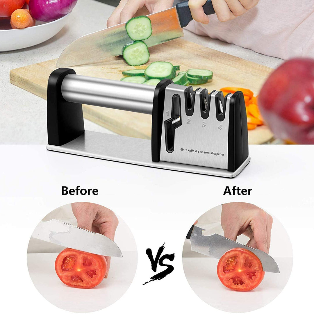 Stornfield | 4-in-1 Knife and Scissor Sharpener