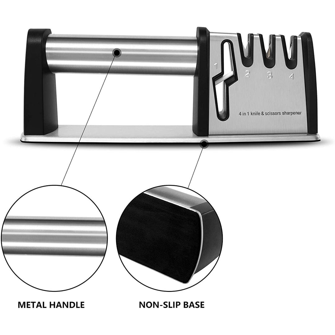 Stornfield | 4-in-1 Knife and Scissor Sharpener