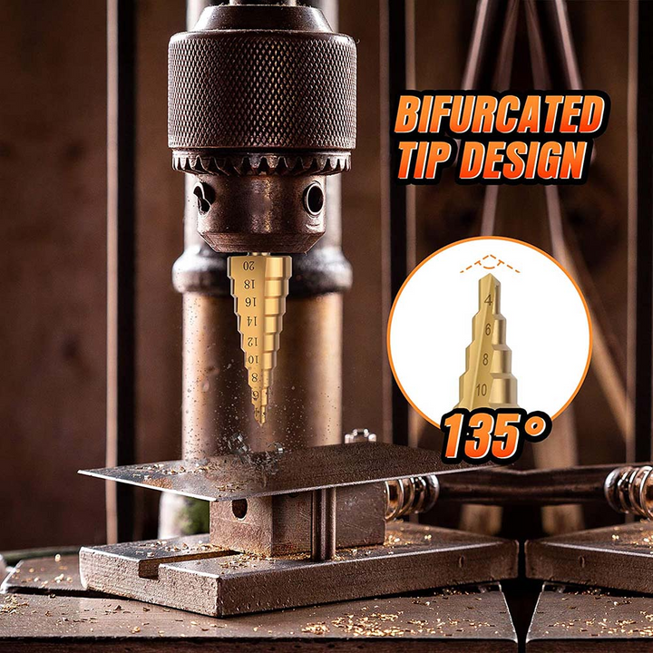 Titanium Drill Cone Bit Set | Stornfield