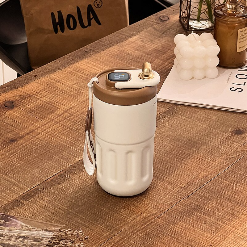 Portable Smart Stainless Steel Coffee Cup | Stornfield