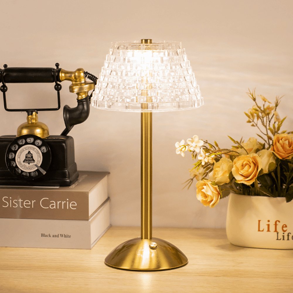 Stornfield | AuraGlow Table Lamp - Rechargeable LED Lamp with Dimming Function