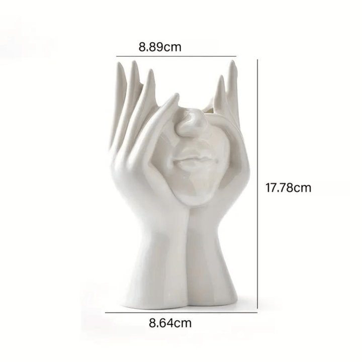 "Unique and Modern Ceramic Vase, Decorative Flower Vase for Living Room and Office" | Stornfield