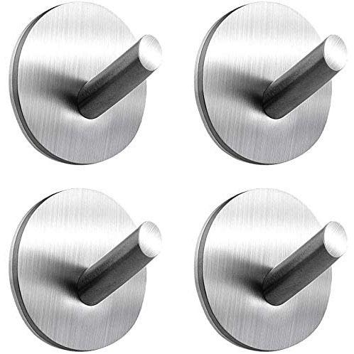 Stornfield | 4-Pack: Durable and Heavy-Duty 304 Stainless Steel Wall Hooks