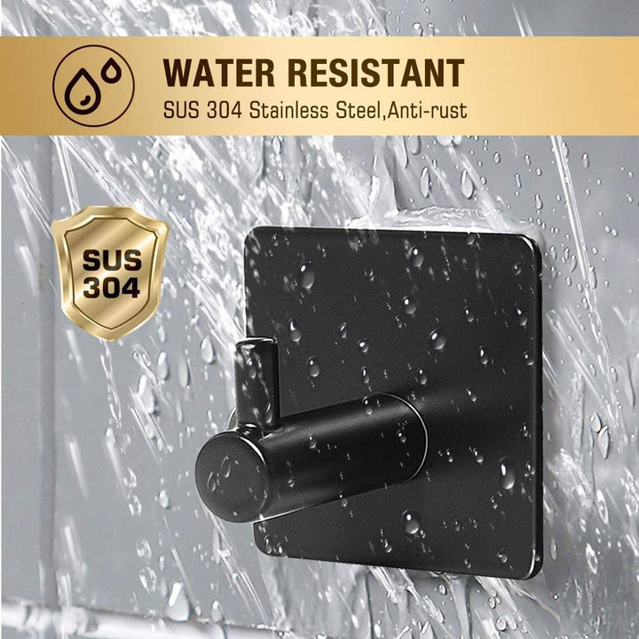 Stornfield | 4-Pack: Durable and Heavy-Duty 304 Stainless Steel Wall Hooks