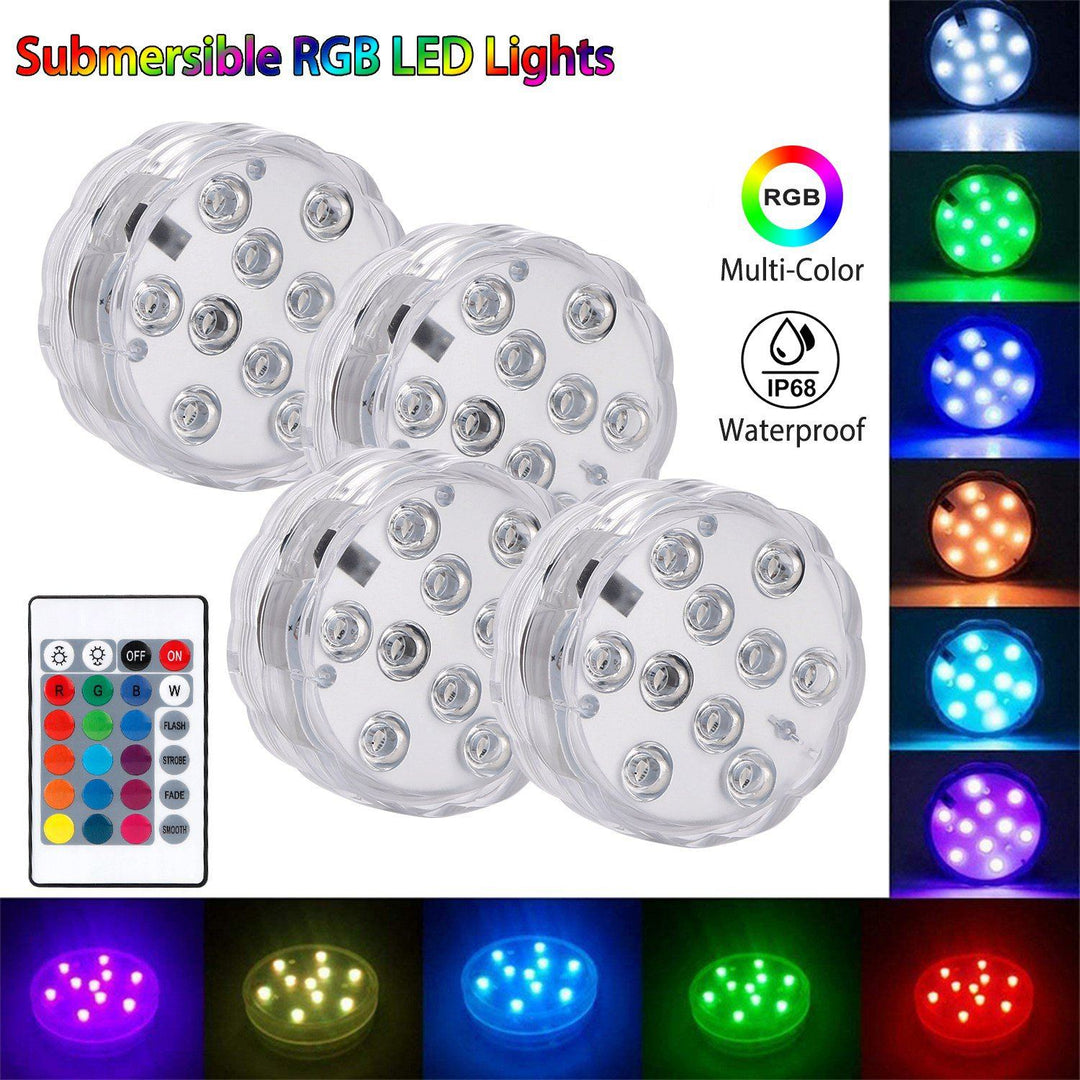 Stornfield | 4-Piece: Underwater RGB LED Lights