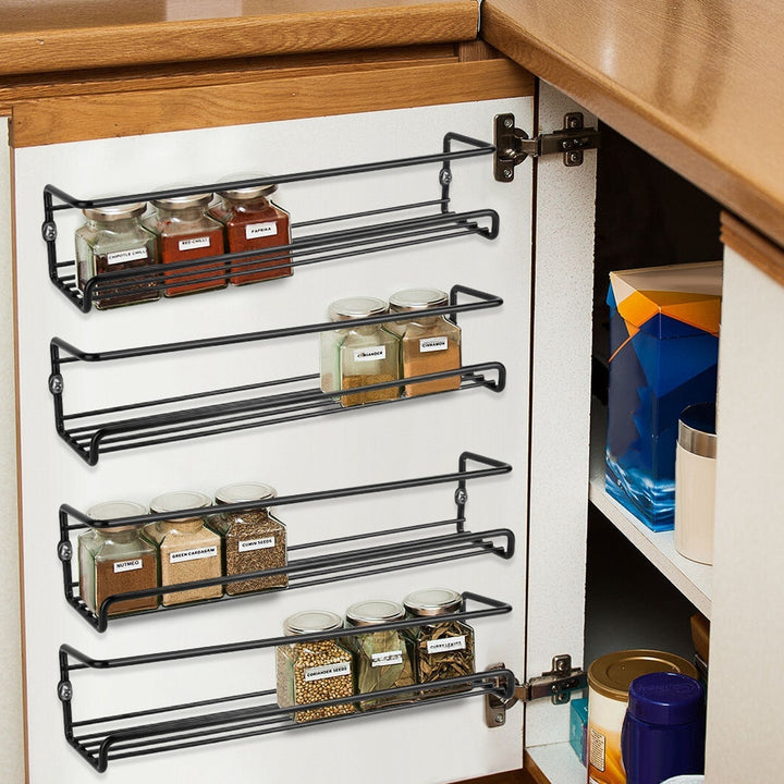 Stornfield | 4-Piece: Wall Mounted Spice Racks