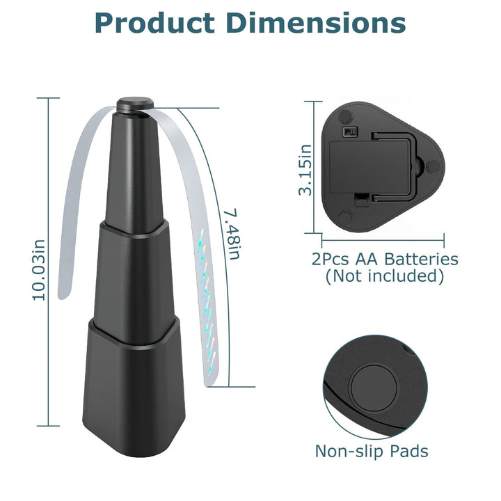 Stornfield | 4-Piece: Battery-Operated Table Fly Repellent Fan Insect Repellent