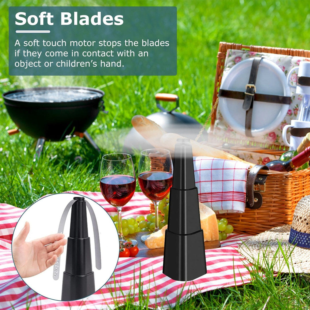 Stornfield | 4-Piece: Battery-Operated Table Fly Repellent Fan Insect Repellent