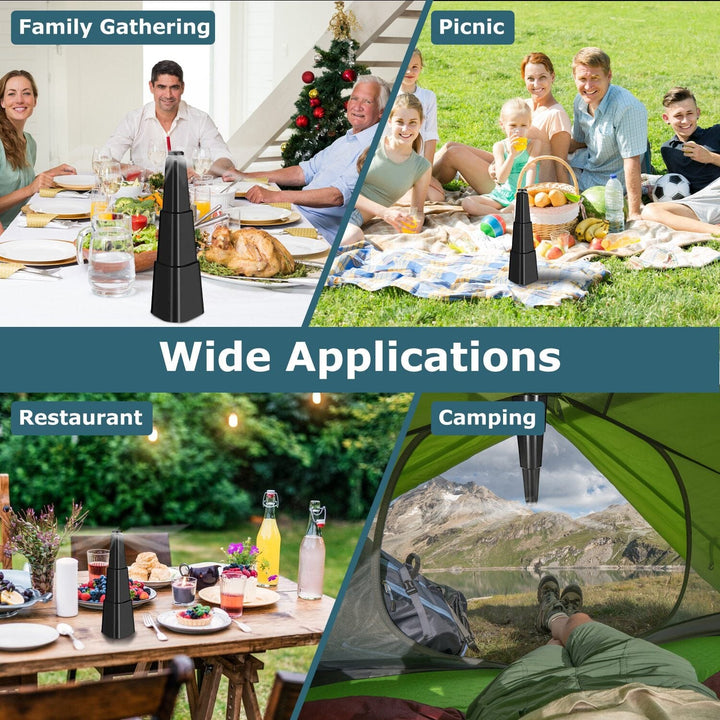 Stornfield | 4-Piece: Battery-Operated Table Fly Repellent Fan Insect Repellent