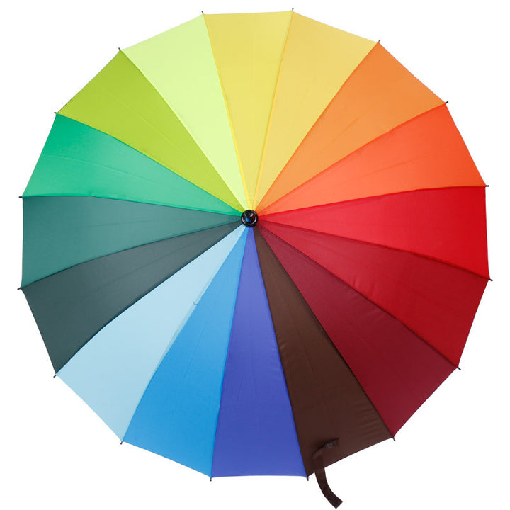 Women's Wind Resistant Automatic Umbrella with Ergonomic Handle Stornfield