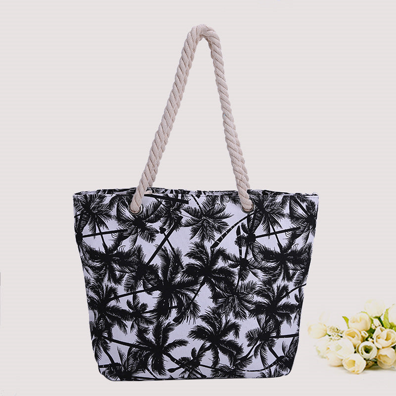Spacious bag with maritime pattern Stornfield