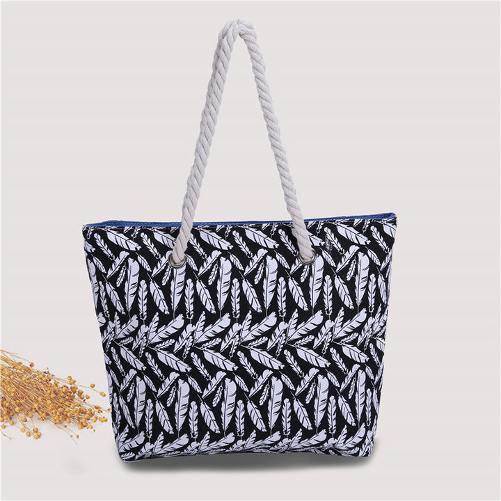 Large beach bag with ethnic pattern Stornfield
