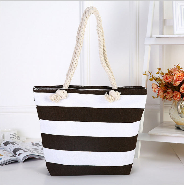 Beach bag made of high-quality canvas with robust rope handles Stornfield